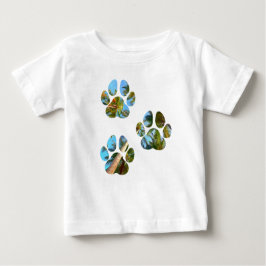 Dog Paw Prints - Tropische handpalmen