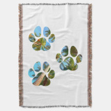 Dog Paw Prints - Tropische handpalmen