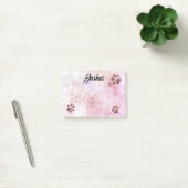 dog paw prints watercolor design personalized  post-it® notes (Kantoor)