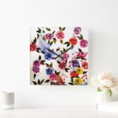 DOG PAW PRINTS WATEREN KAN VIERKANTE KLOK (Huis)