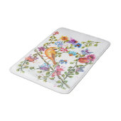 DOG PAW PRINTS YELLOW BIRD BADMAT (Gekanteld)