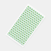 Dog Paw Shamrock Pattern | St. Patrick's Day Servet (Hoek)