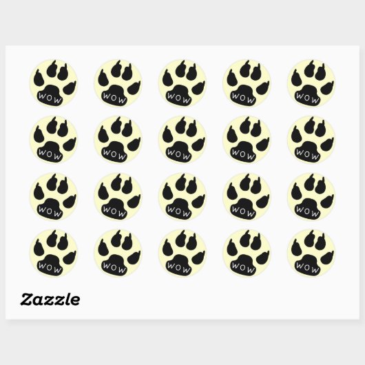 Dog Paw Stickers (Vel)