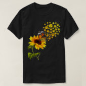 Dog Paw Sunflower Je bent mijn zonneschijn T-shirt (Design voorkant)