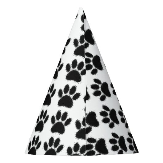 Dog Paw-tekening Feesthoedjes (Achterkant)