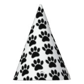 Dog Paw-tekening Feesthoedjes (Rechts)