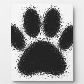Dog Paw-tekening Fotoplaat (Voorkant)