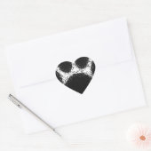 Dog Paw-tekening Hart Sticker (Envelop)