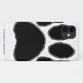 Dog Paw-tekening in zwart Case-Mate iPhone Case (Achterkant (horizontaal))