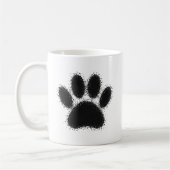 Dog Paw-tekening Koffiemok (Links)