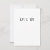 Dog Paw Tracks Aangepaste zwart-wit Bedankkaart (Achterkant)