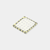 Dog Paw Tracks Speech Bubble Post-it® Notes (Schuin)