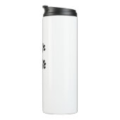 Dog Paw Tracks vervormen Thermosbeker (Geroteerd rechts)