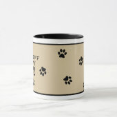Dog Paw Typography Tea Lover's Specialty Mok (Midden)