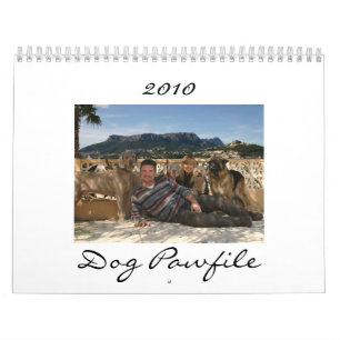 Dog Pawfile Agenda 2010 Kalender