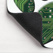 Dog Pawprint Circuit Board Muismat (Hoek)