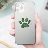 Dog Pawprint Circuit Board Sticker (Telefoon)