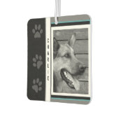 Dog PawPrint Foto & Name Luchtverfrisser (Links)