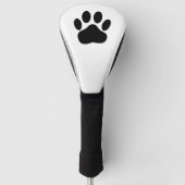 Dog Pawprint Golfheadcover (Voorkant)