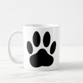 Dog Pawprint Koffiemok (Links)