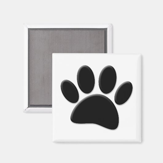 Dog Pawprint Magneet (Voorkant / Achterkant)