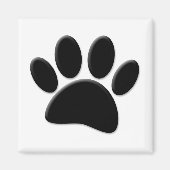 Dog Pawprint Magneet (Voorkant)