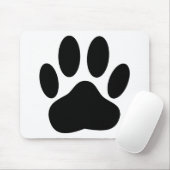 Dog Pawprint Muismat (Met muis)