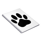 Dog Pawprint Notitieboek (Rechterzijde)