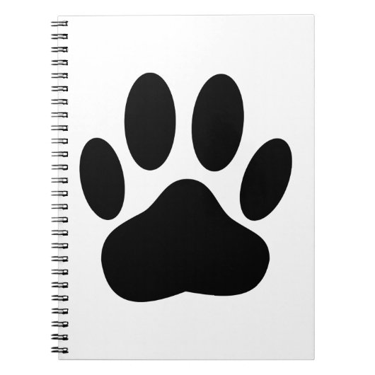 Dog Pawprint Notitieboek (Voorkant)