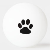 Dog Pawprint ping Pong Ball (Voorkant)
