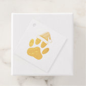 Dog Pawprint Santas Pet Bedankjes Labels (Met doos)
