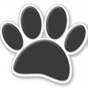 Dog Pawprint Sticker
