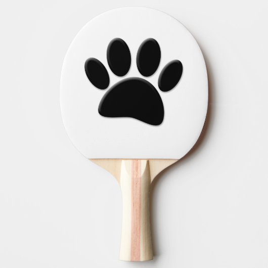 Dog Pawprint Tafeltennisbatje (Voorkant)