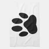 Dog Pawprint Theedoek (Verticaal)