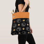 Dog pawprint tote bag (Dichtbij)