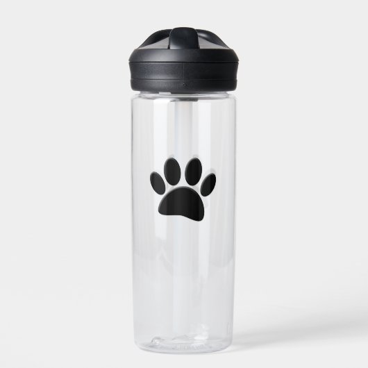 Dog Pawprint Waterfles (Voorkant)
