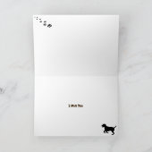 Dog Pawprints Kaart (Binnen)
