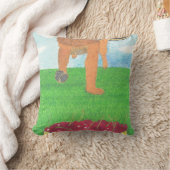 Dog paws and cherry pillow kussen (Deken)