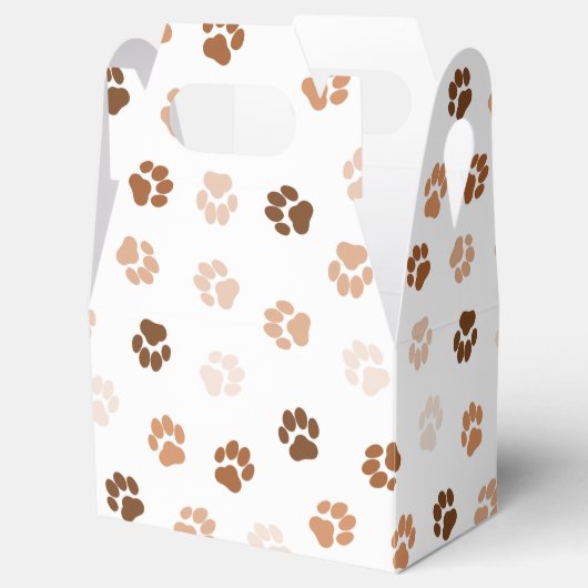 Dog paws bedankdoosjes (Geopend)