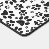 Dog Paws Black and White Polka Dot Bureaumat (Hoek)