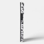 Dog Paws Black and White Polka Dot Case-Mate iPhone Case (Achterkant / Rechts)