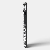 Dog Paws Black and White Polka Dot Hoesje-Mate iPh Case-Mate iPhone Case (Achterkant / Links)