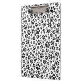 Dog Paws Black and White Polka Dot Klembord (Links)