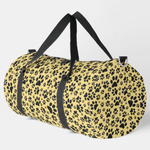 Dog Paws Black and White Polka Dot on butter room Plunjezak
