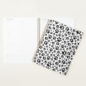 Dog Paws Black and White Polka Dot Planner (Display)