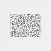 Dog Paws Black and White Polka Dot Post-it® Notes (Voorkant)