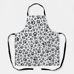 Dog Paws Black and White Polka Dot Schort