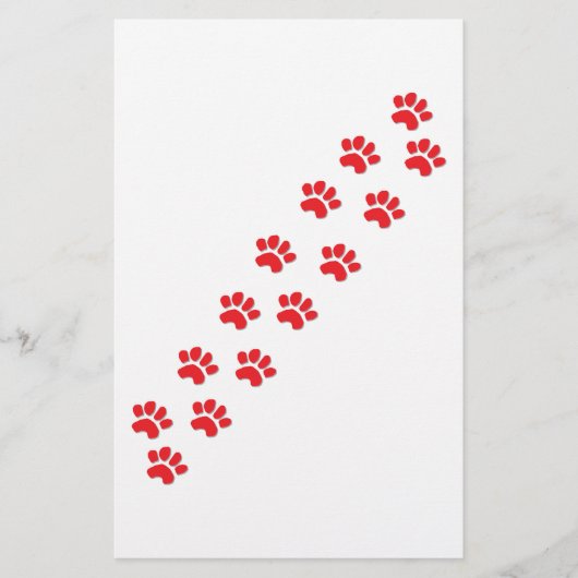 Dog Paws Briefpapier (Voorkant)