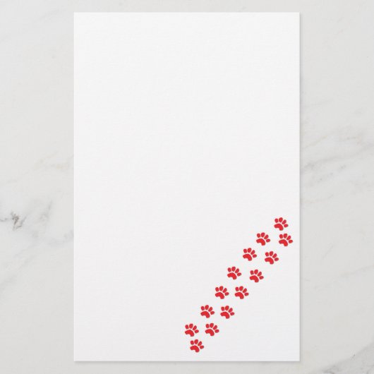 Dog Paws Briefpapier (Voorkant)