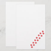 Dog Paws Briefpapier (Voorkant / Achterkant)